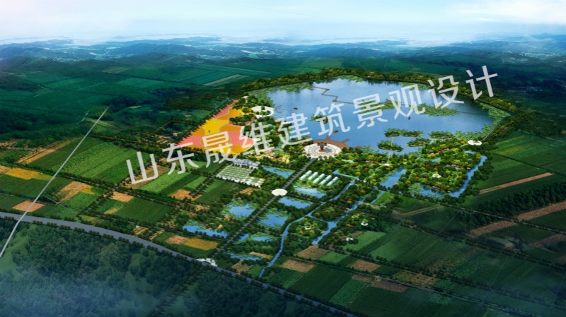邹城中心店湿地公园景观设计