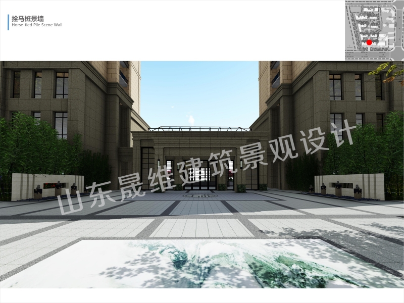 菏泽状元里小区景观设计
