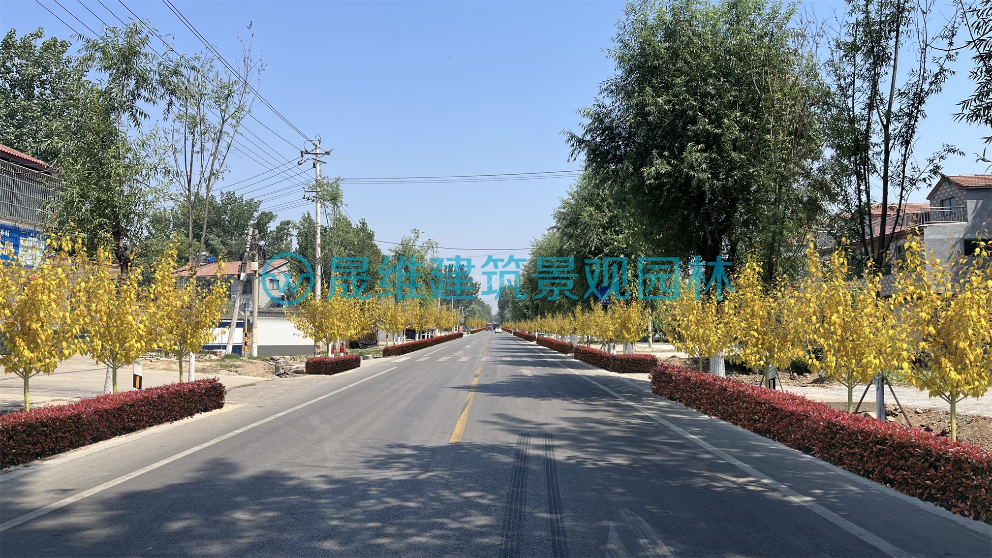 梁山省道绿化设计