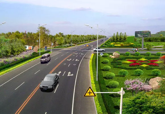 泗水道路绿化设计