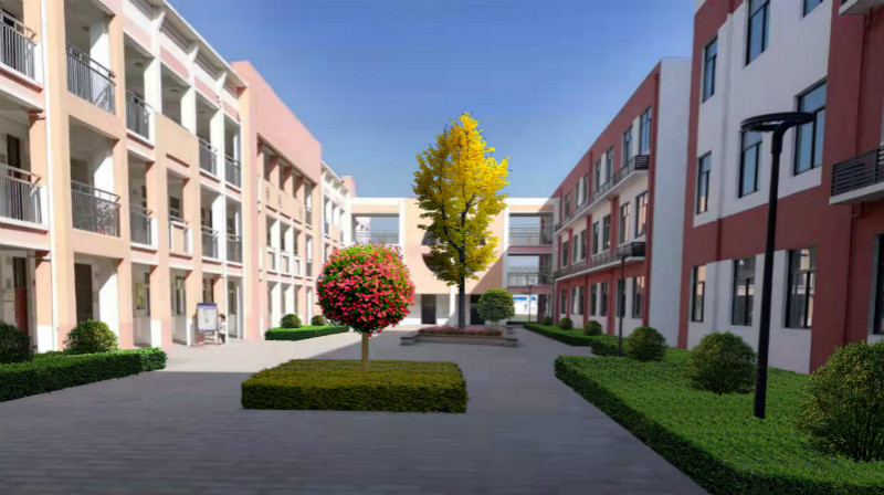 学校景观设计效果图